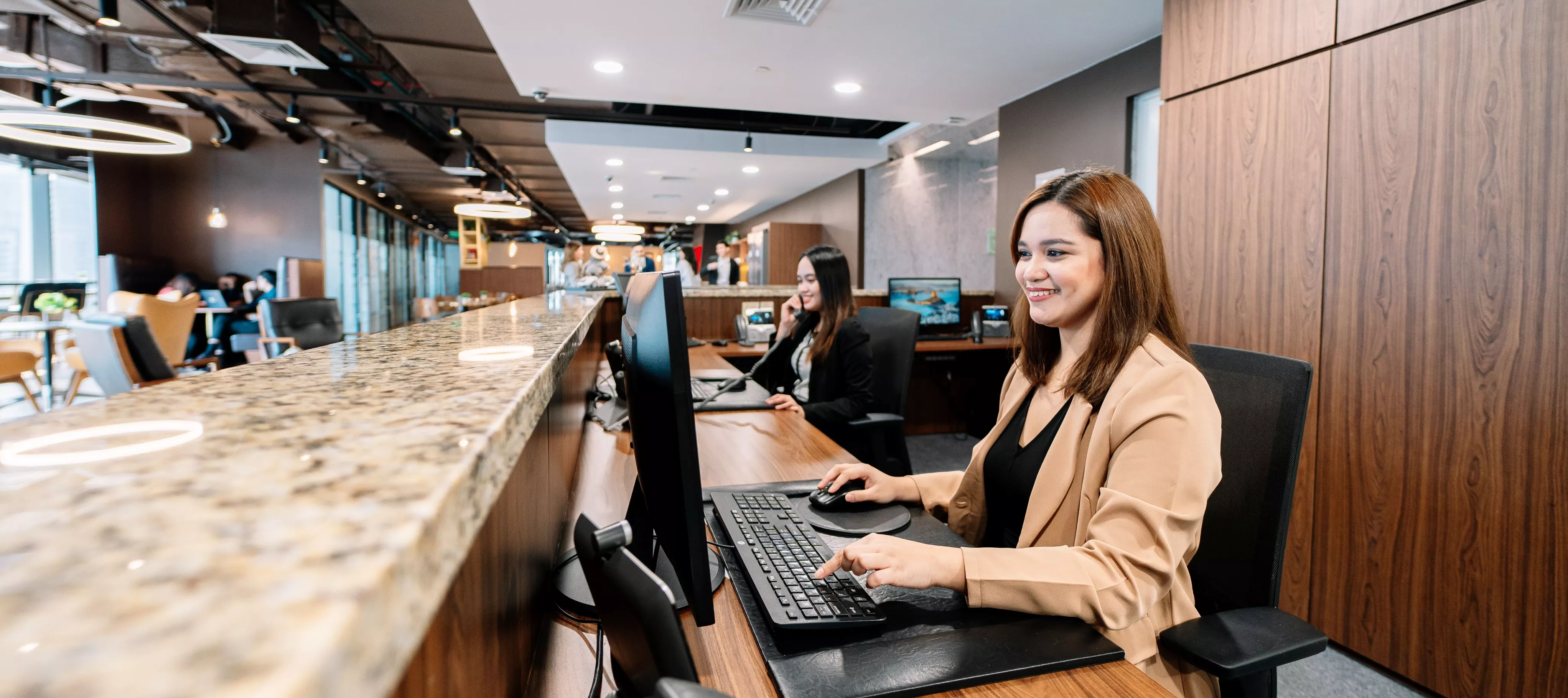 Serviced Office, Philippines Stock Exchange Tower, Bonifacio, Metro Manila, Receptionist